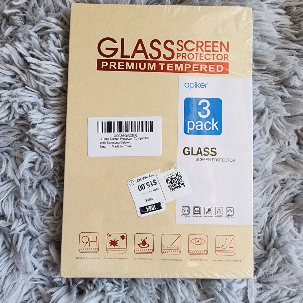 Glass‎ Screen Protector 3 Pack Samsung Galaxy